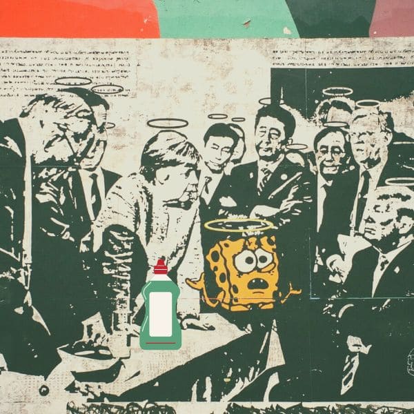 お洒落な海外の食器用洗剤とサンサンスポンジをオススメ候。