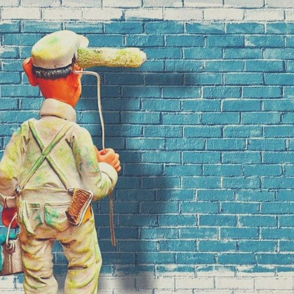 壁紙の上に塗れるペンキでDIY【イマジンウォールペイント】